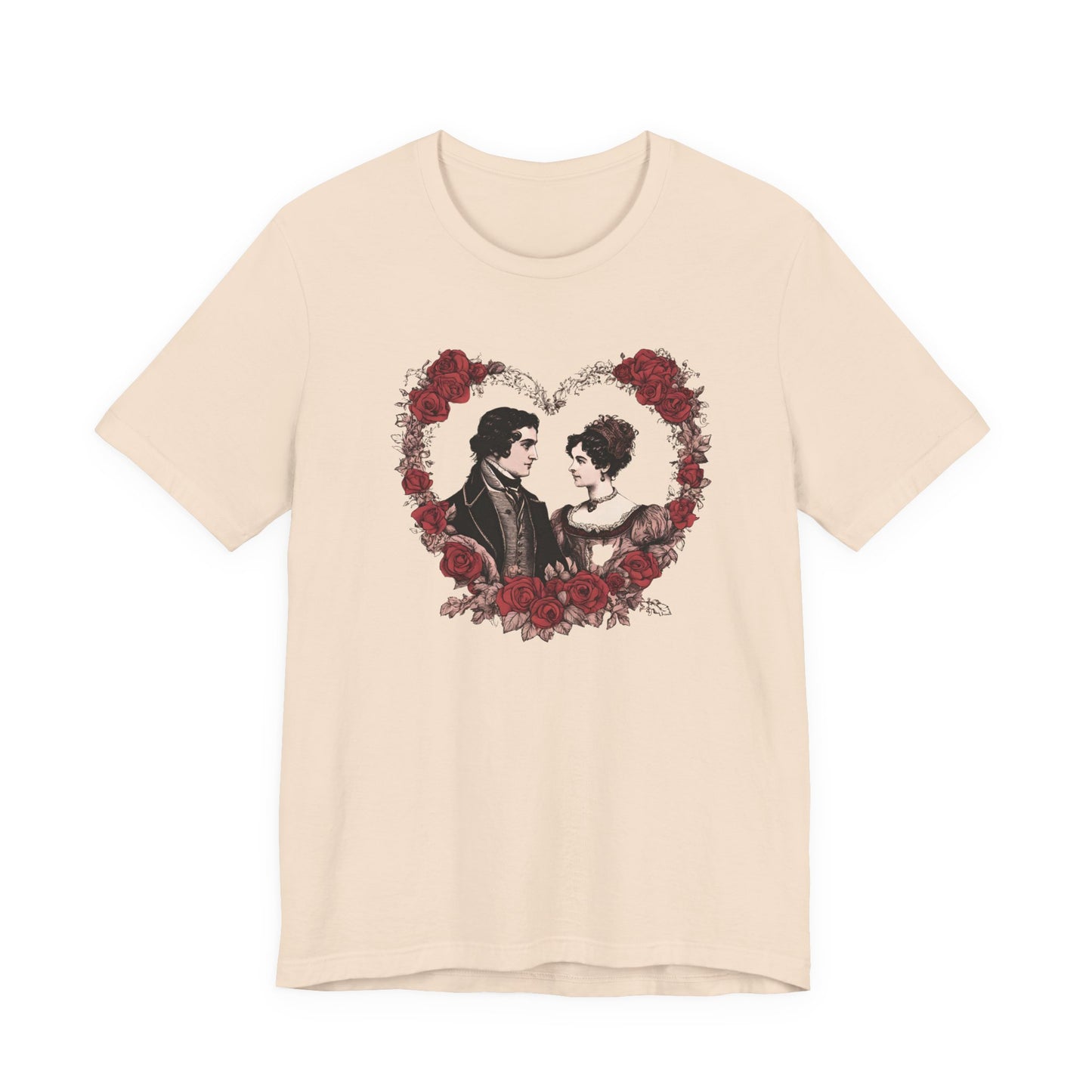 Jane Austin, Sense and Sensibility, Darcy, Valentine's Day, Unisex Jersey Short Sleeve Tee, Tshirt