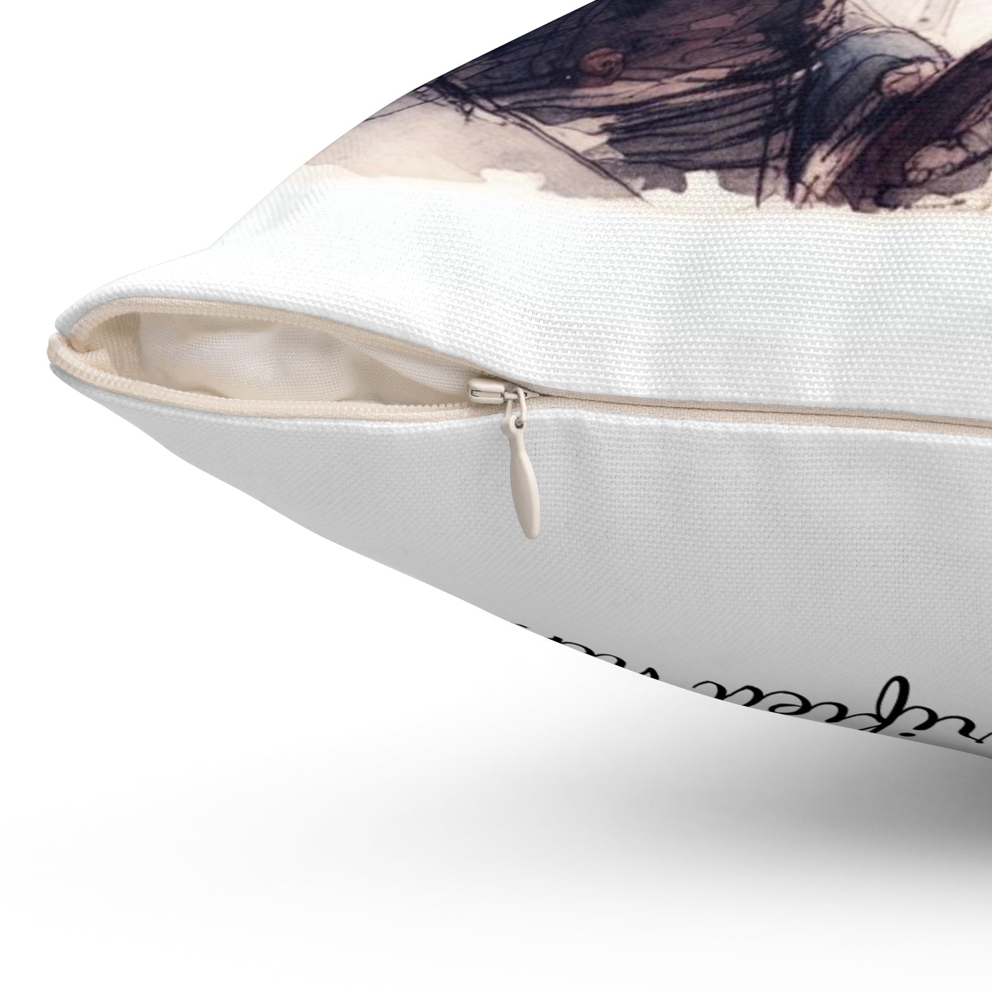Les Miserables Pillow, Literary Victor Hugo Cushion, Jean Valjean, Javer, Book Nook, Library Decor - Spun Polyester Square Pillow, Home