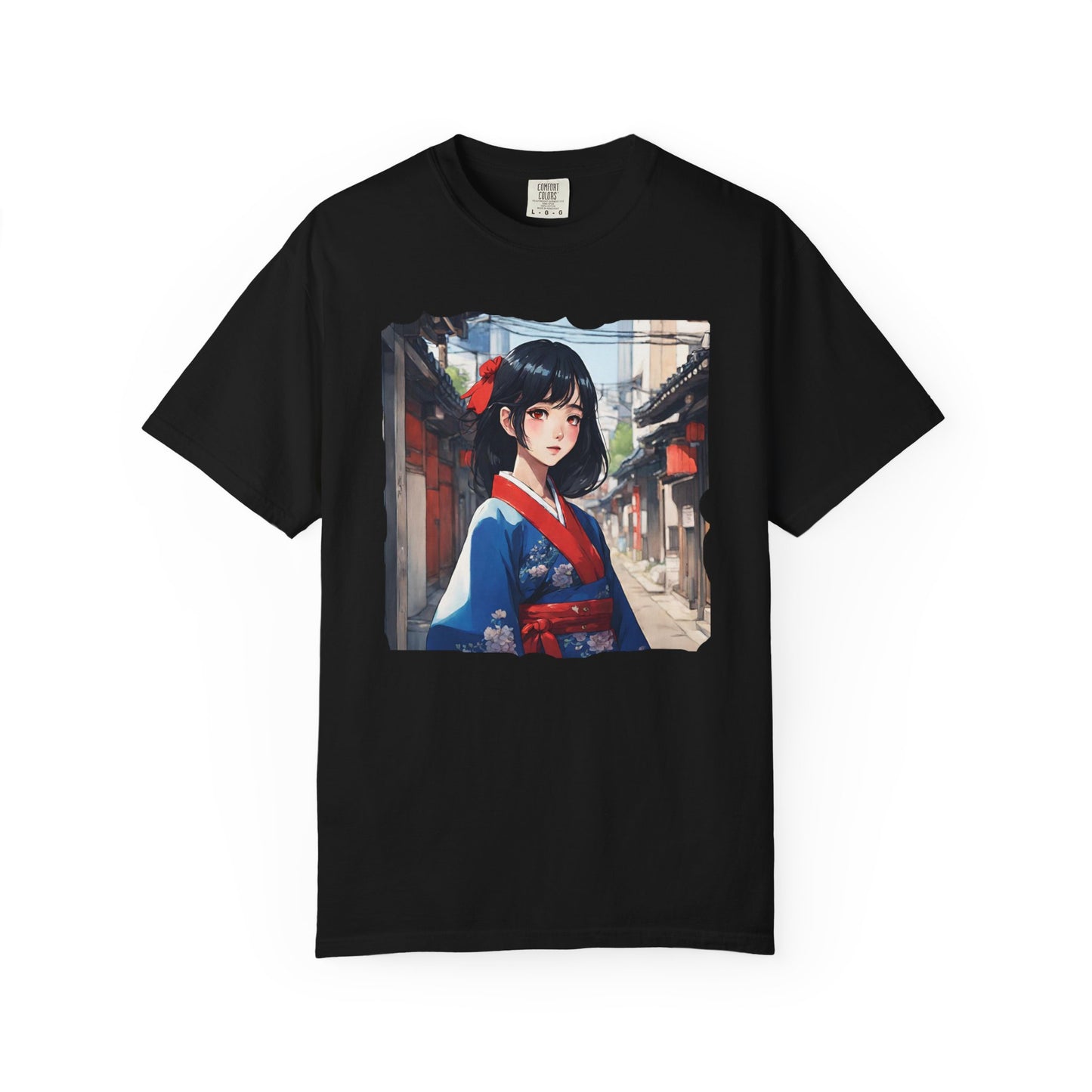 Japan Anime, Seoul, South Korea, Girl, Hanbok, Unisex Garment-Dyed T-shirt