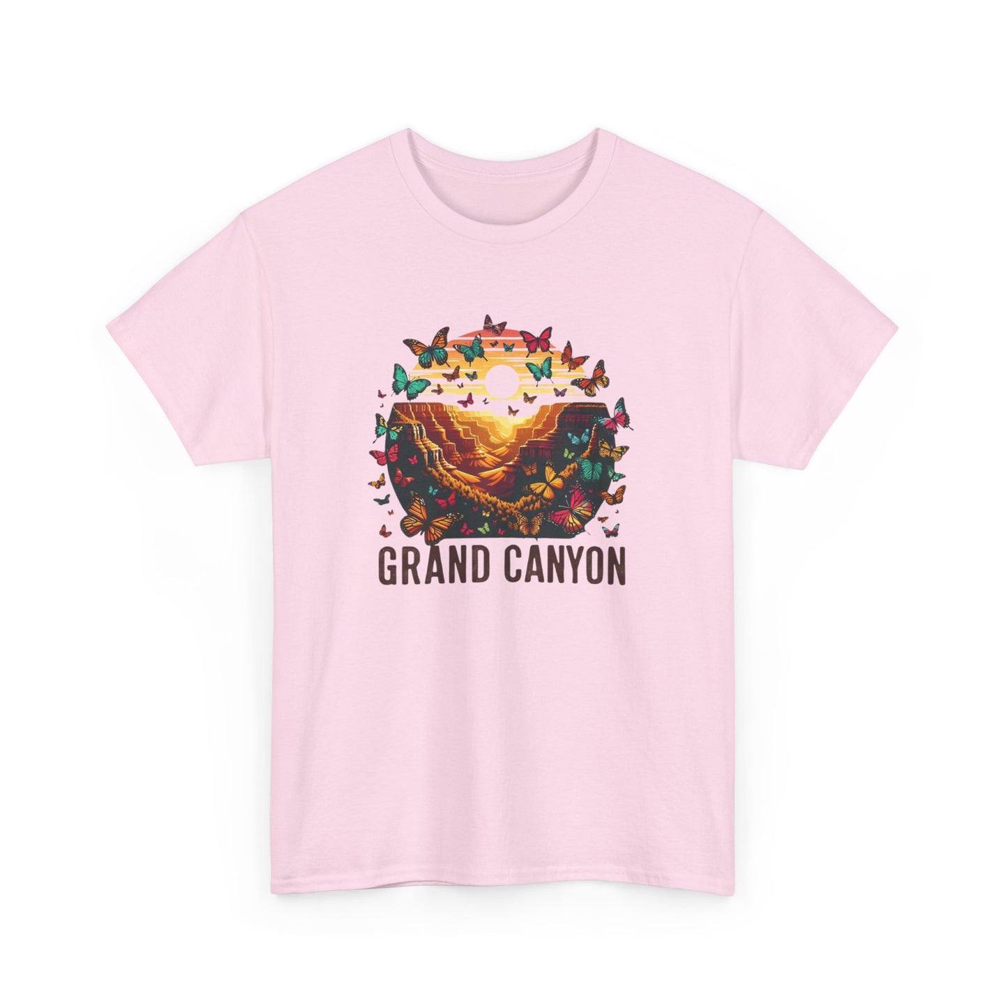 Grand Canyon Butterfly Unisex Tee, National Park Shirt Summer Gift Cotton T-Shirt, Southwest Nature Lover Top, Outdoor Adventure Hiking Tee,