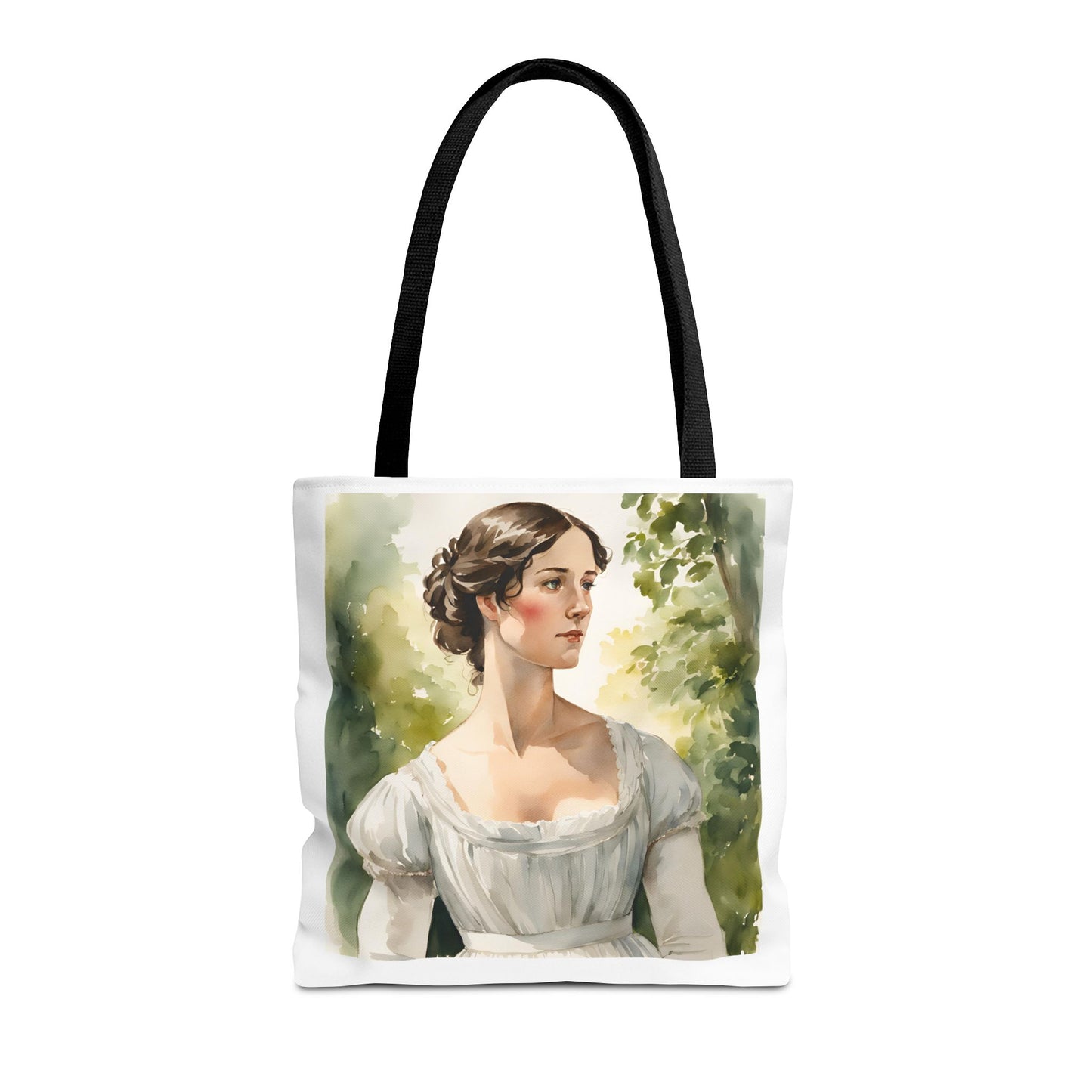Pride and Prejudice Tote Bag, Darcy and Elizabeth Library Accessories, Book Lover's Gift, Jane Austen Bag, Literary Reading Tote,