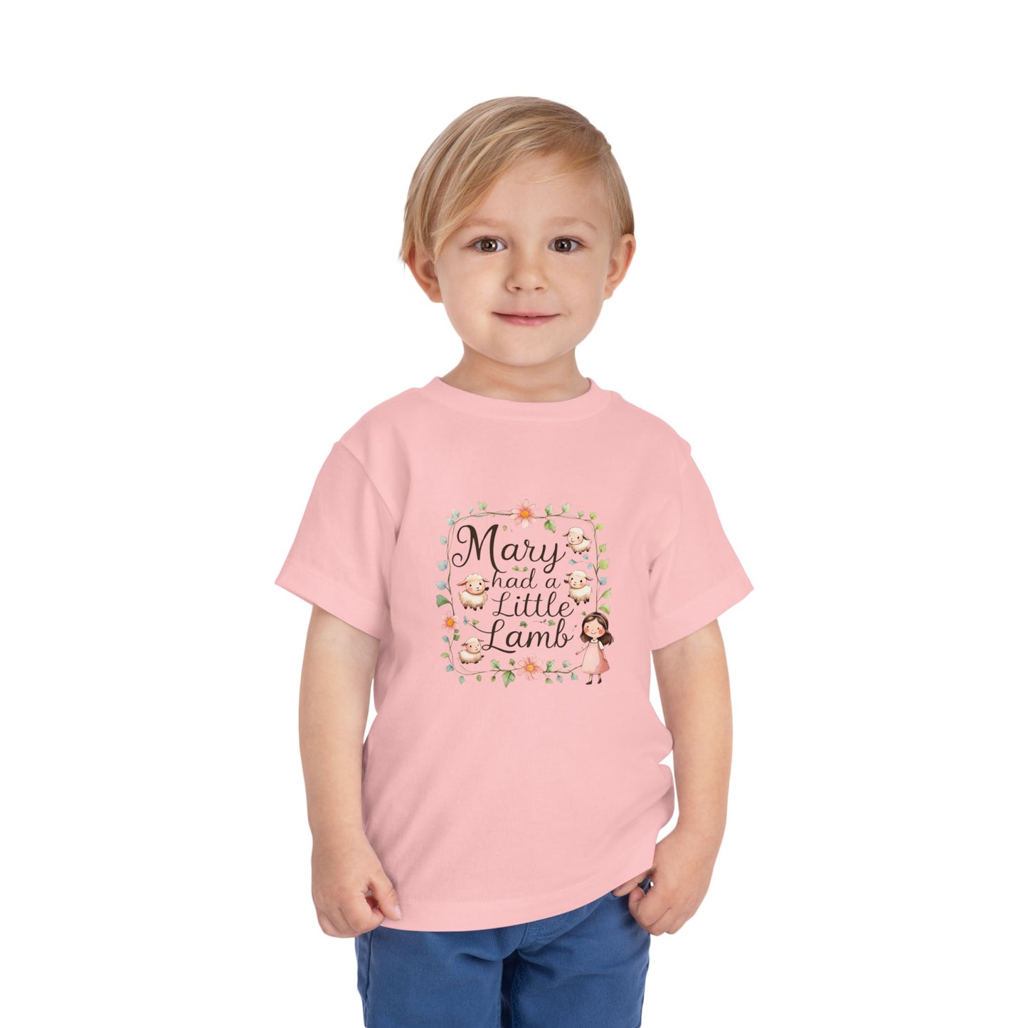 Mary Had a Little Lamb Toddler Tee, Cute Kids Shirt, Nursery Rhyme Apparel, Baby Gift, Playtime Outfit, Toddler Fashion