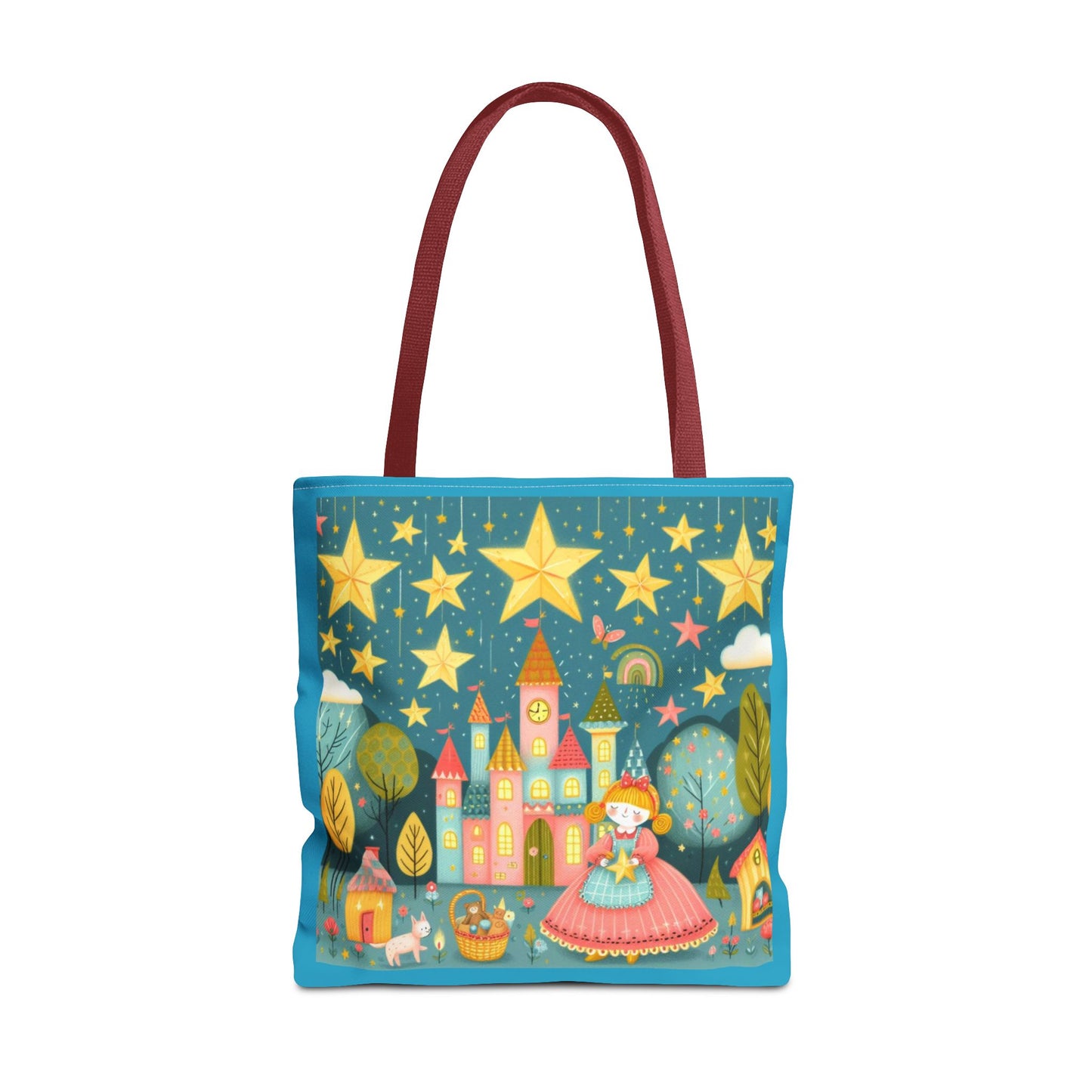 Twinkle Twinkle Little Star, Nursery Rhyme, Fairy Tale, Tote Bag, Book Bag, Library Bag, Gift