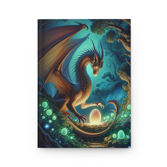 Dragon Guarding Egg Fantasy Diary Notebook Stationery Hardcover Journal