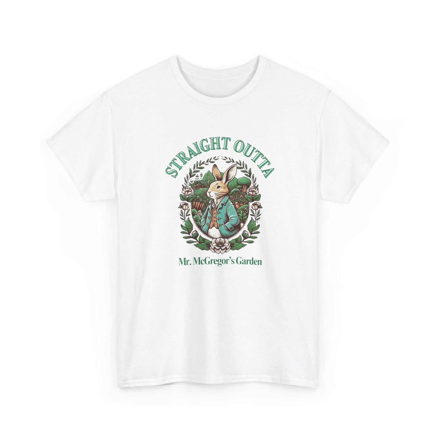 Peter Rabbit Vintage Style Unisex Cotton Tee - Beatrix Potter Apparel Gift, T-Shirt, Bunny Lover Shirt, Classic Character Top, Retro Graphic