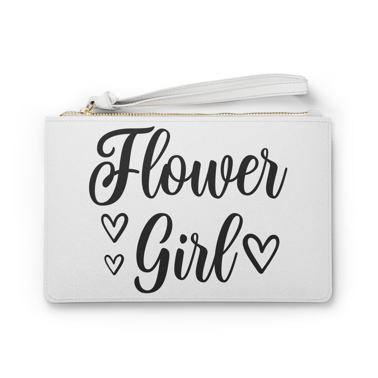 Flower Girl, Bride, Bridal Party, Wedding, Cosmetic Pouch, Shower, Bachelorette, Gift, Clutch Bag, Gift, Favor