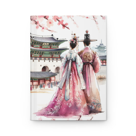 Seoul Joseon South Korea Hardcover Journal Matte, Gyeongbokgung Palace Stationery Notebook Diary
