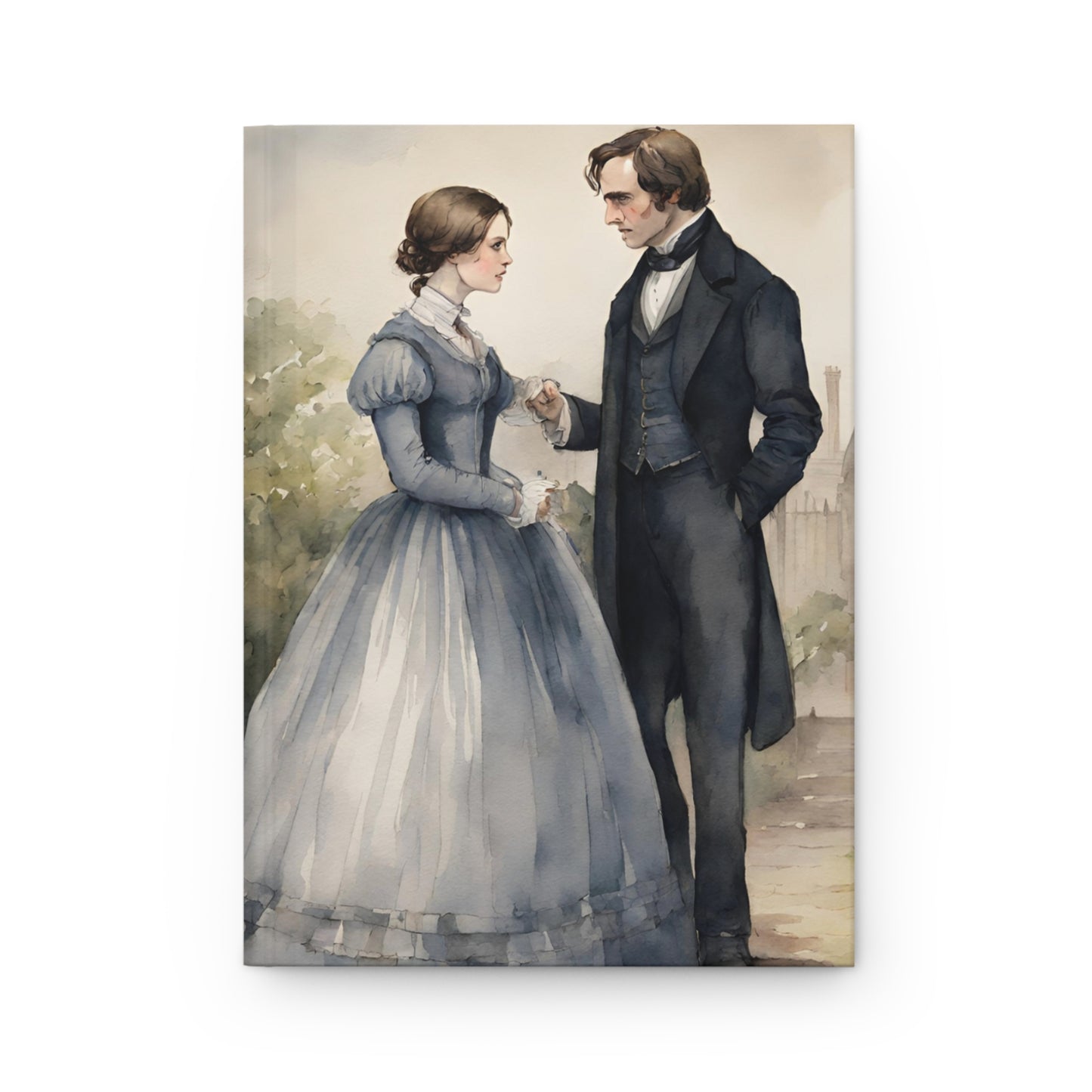 Jane Eyre, Edward Rochester, Charlotte Bronte, Gothic, Victorian, Bookworm, British, Gift, Hardcover Journal Matte