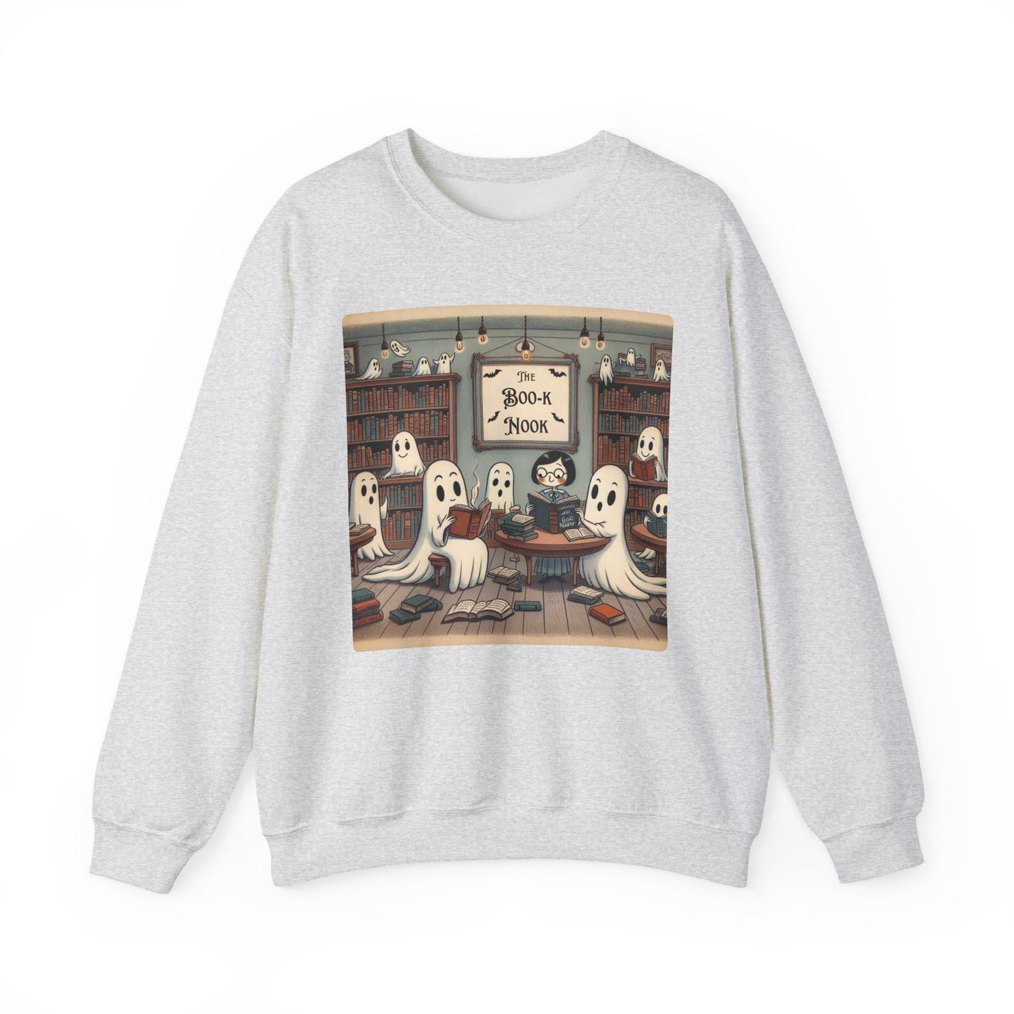 Ghost Readers Crewneck Sweatshirt, Cozy Halloween, Book Lover Apparel, Sweatshirt for Fall, Librarian Shirt, Autumn Teacher Gift, Fall