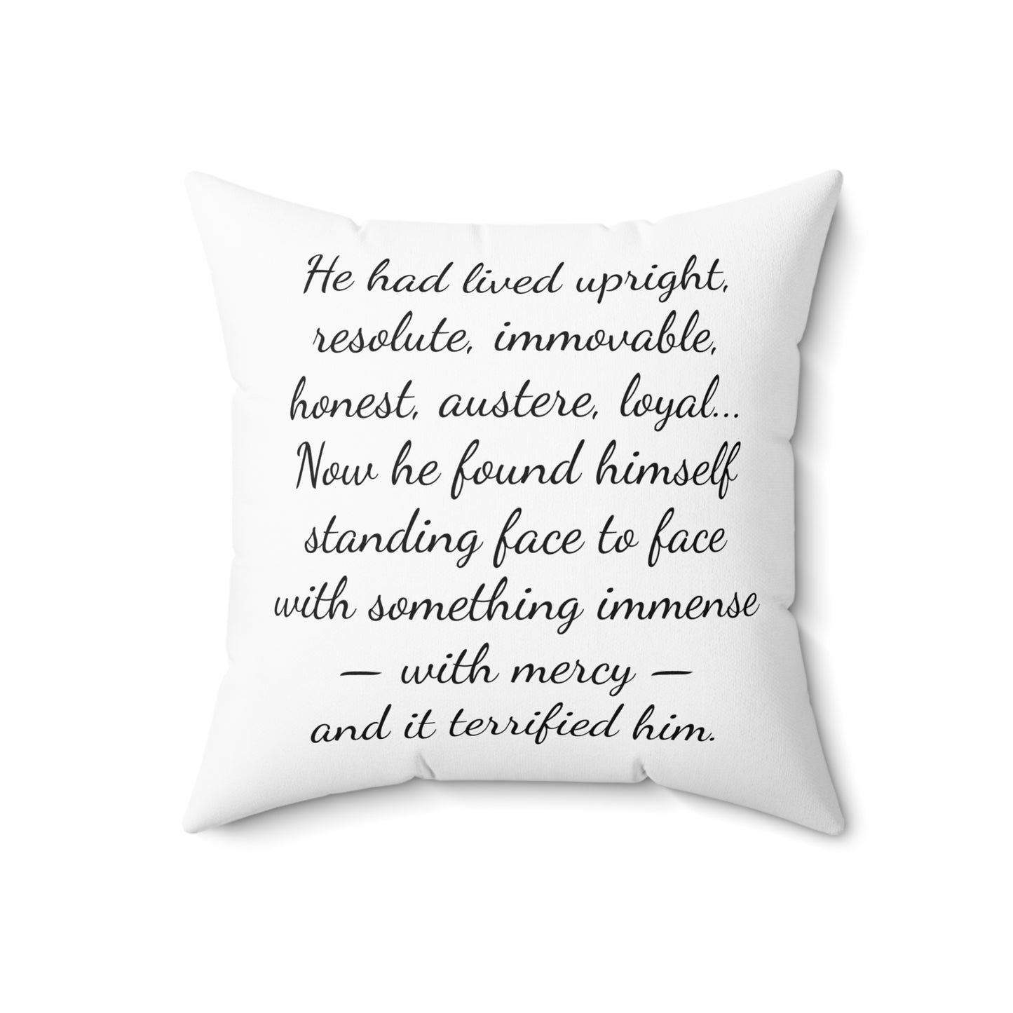 Les Miserables Pillow, Literary Victor Hugo Cushion, Jean Valjean, Javer, Book Nook, Library Decor - Spun Polyester Square Pillow, Home