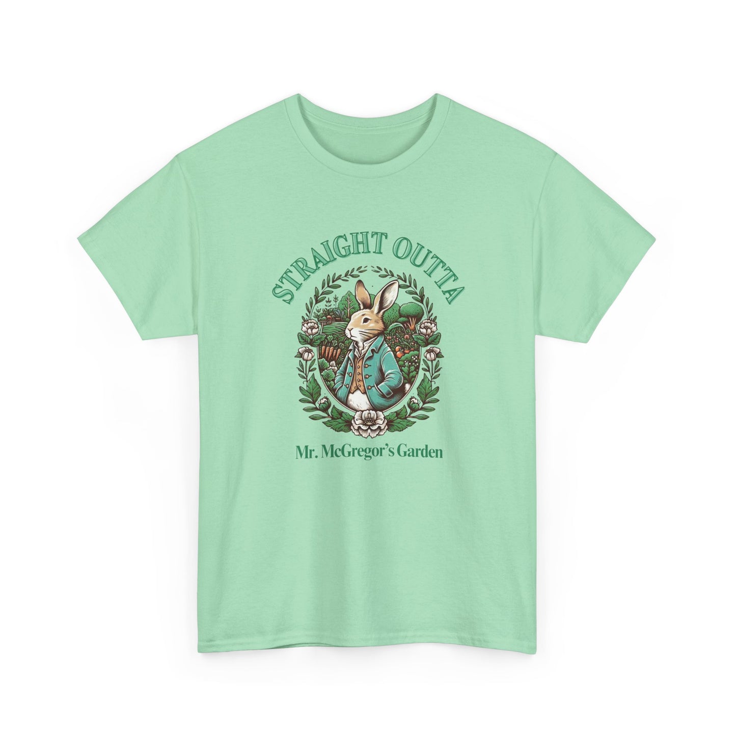 Peter Rabbit Vintage Style Unisex Cotton Tee - Beatrix Potter Apparel Gift, T-Shirt, Bunny Lover Shirt, Classic Character Top, Retro Graphic