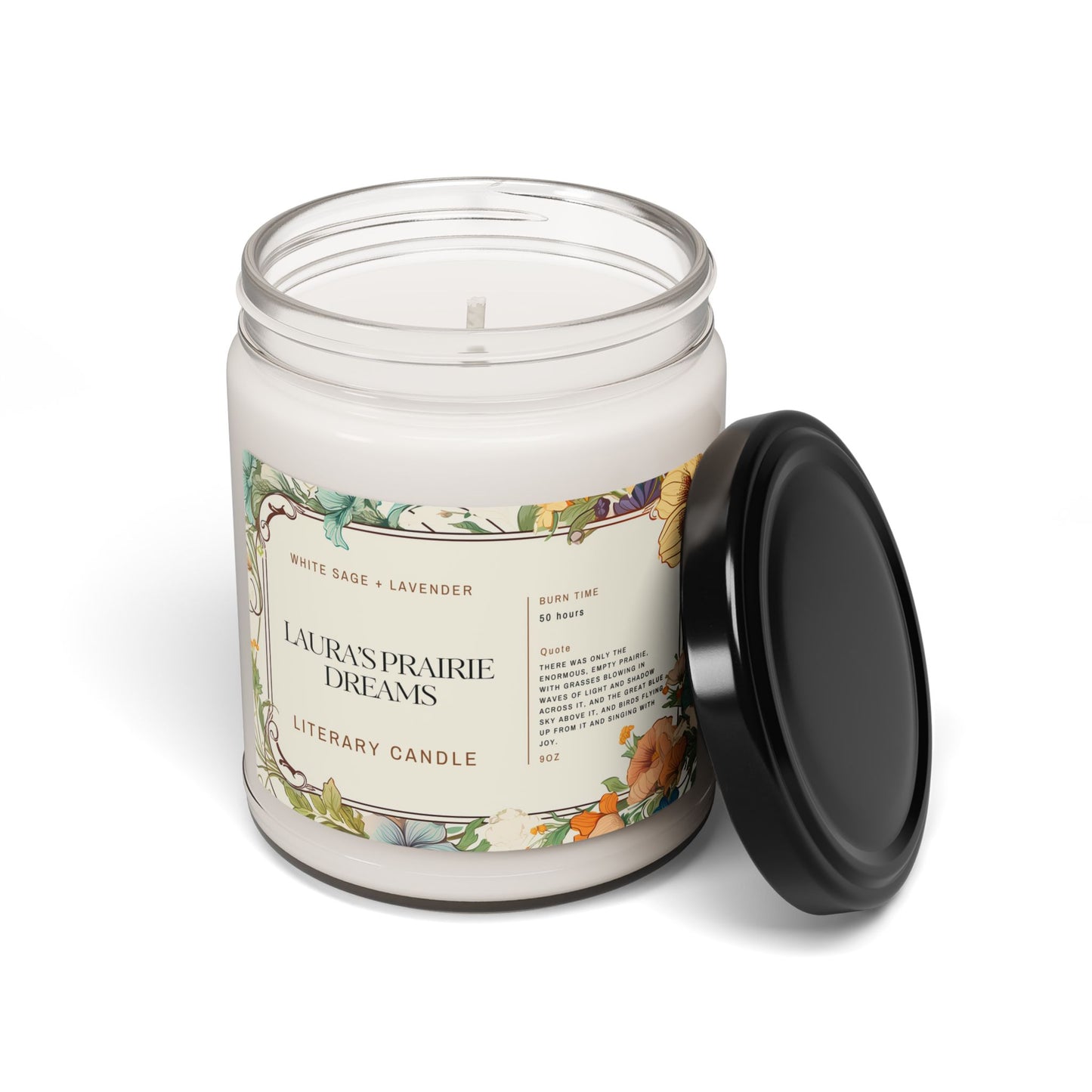 House, Prairie,  Pioneer, Book, Inspired, Scented, Soy, Candle, 9oz, Gift