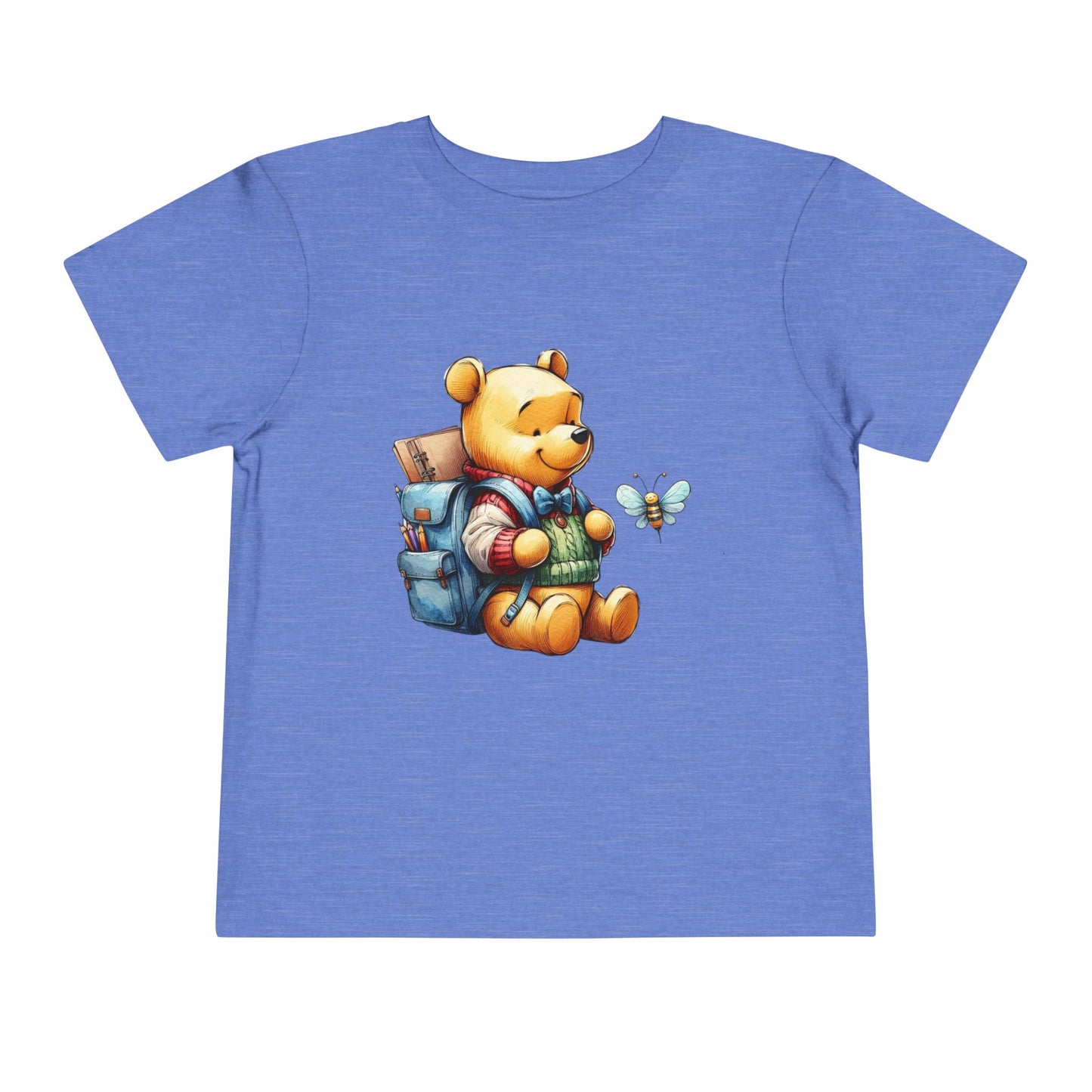 Winnie the Pooh Toddler Tee, Cute Bear Shirt for Kids, Birthday Gift, Playtime Outfit, Nursery Apparel, Animal Lover Top, Short Sleeve