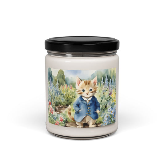 Tom Kitten, Beatrix Potter, Easter, Spring, Scented Soy Candle, 9oz, Literary Candle