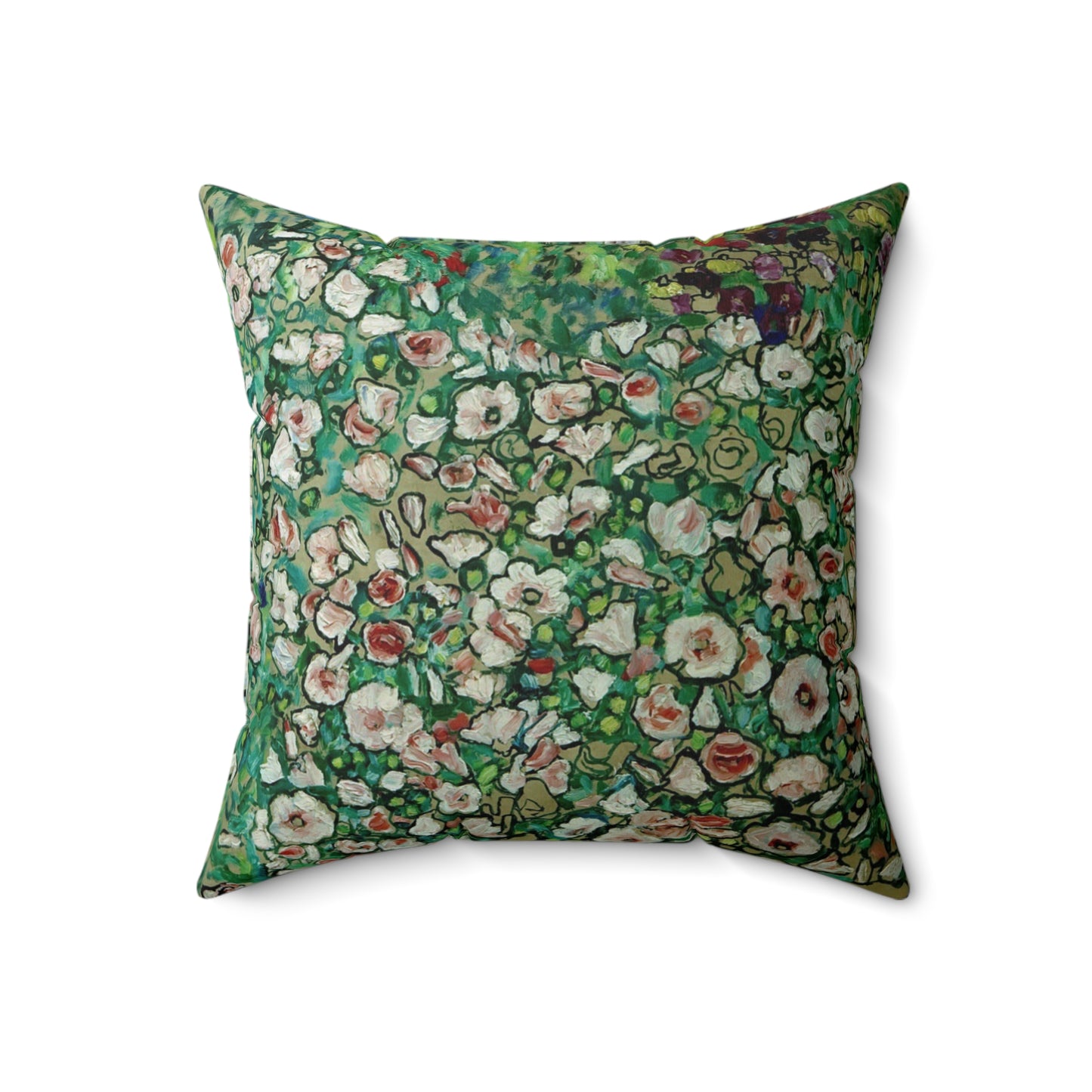Gustav Klimt, Park Landscape with Mountain Top, Square Pillow, Artist, Art, Painter, Gift, Musuem