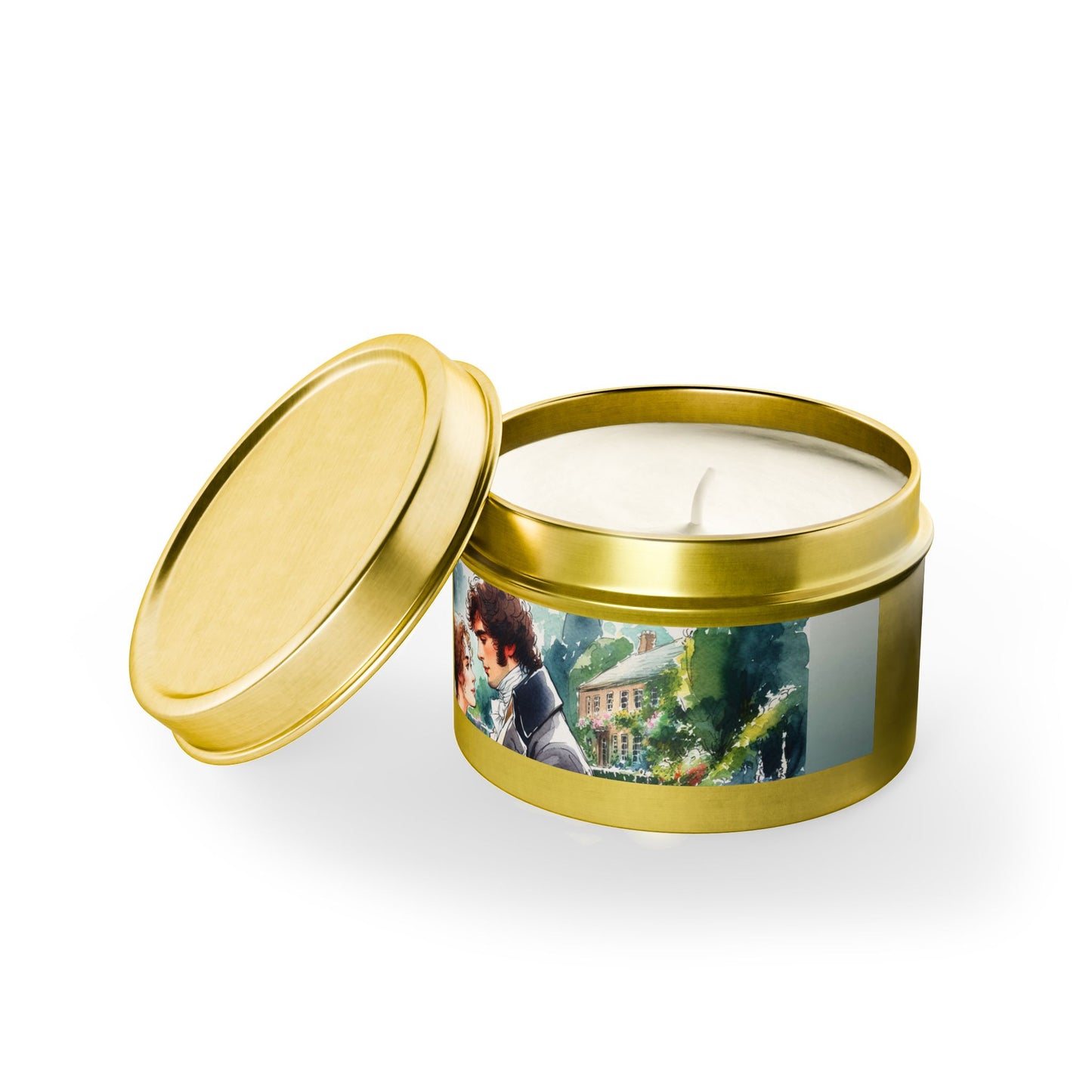 Pride and Prejudice, Regency, Jane Austen, Gift, Mini, Tin Candles, Shower, Wedding, Bridal, Birthday, Five Scent Choices