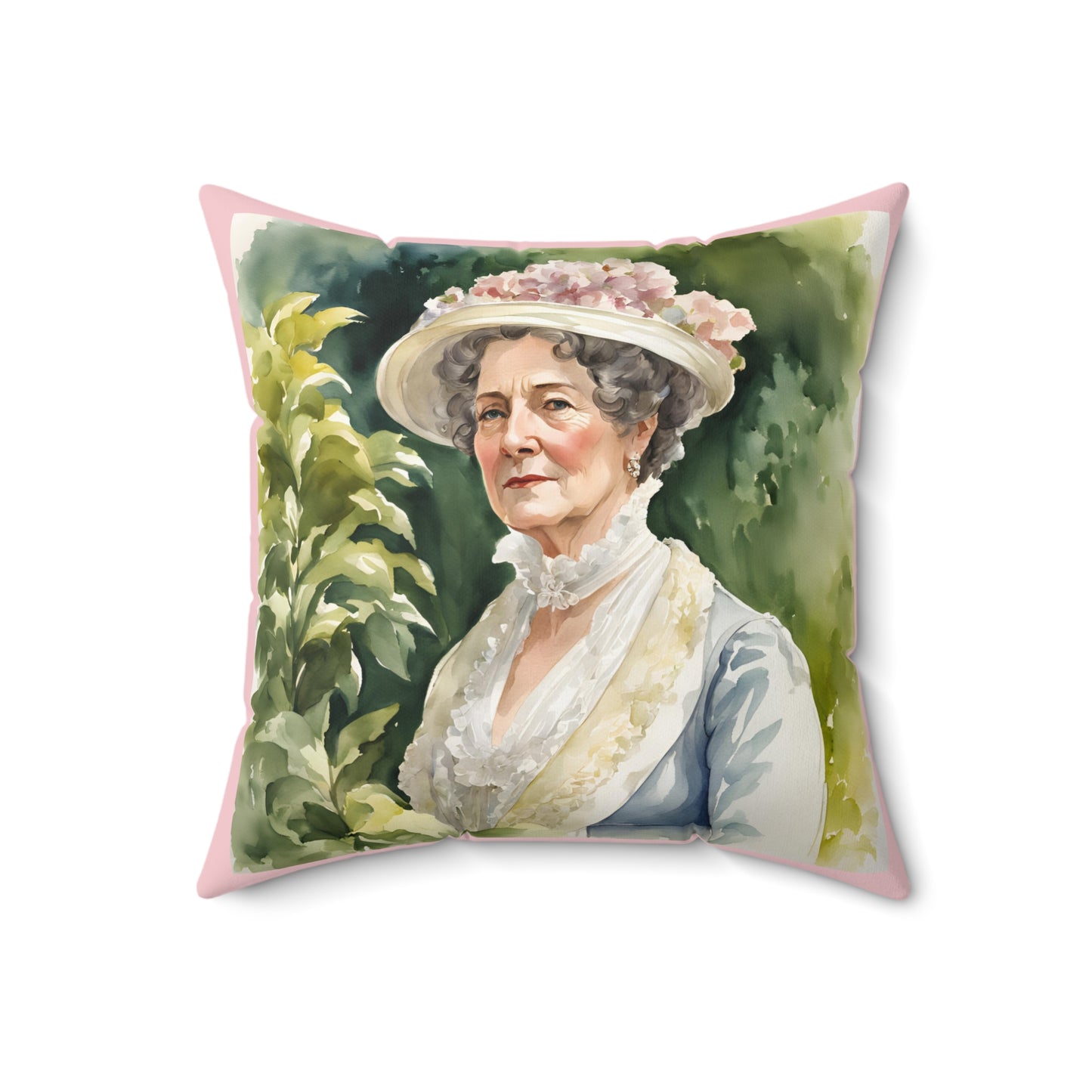 Literary Square Pillow, Pride and Prejudice Regency Quote, Jane Austen Fan Gift, Mrs Bennett Family Pillow, Austenite Home Decor - Spun