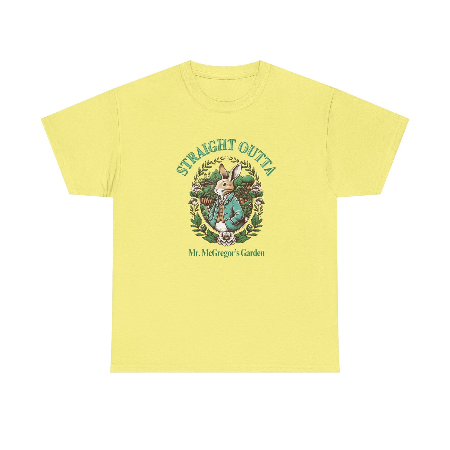 Peter Rabbit Vintage Style Unisex Cotton Tee - Beatrix Potter Apparel Gift, T-Shirt, Bunny Lover Shirt, Classic Character Top, Retro Graphic