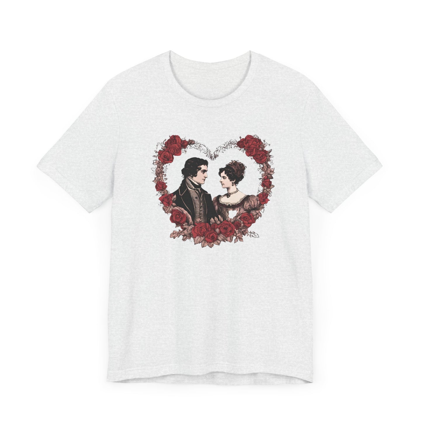 Jane Austin, Sense and Sensibility, Darcy, Valentine's Day, Unisex Jersey Short Sleeve Tee, Tshirt