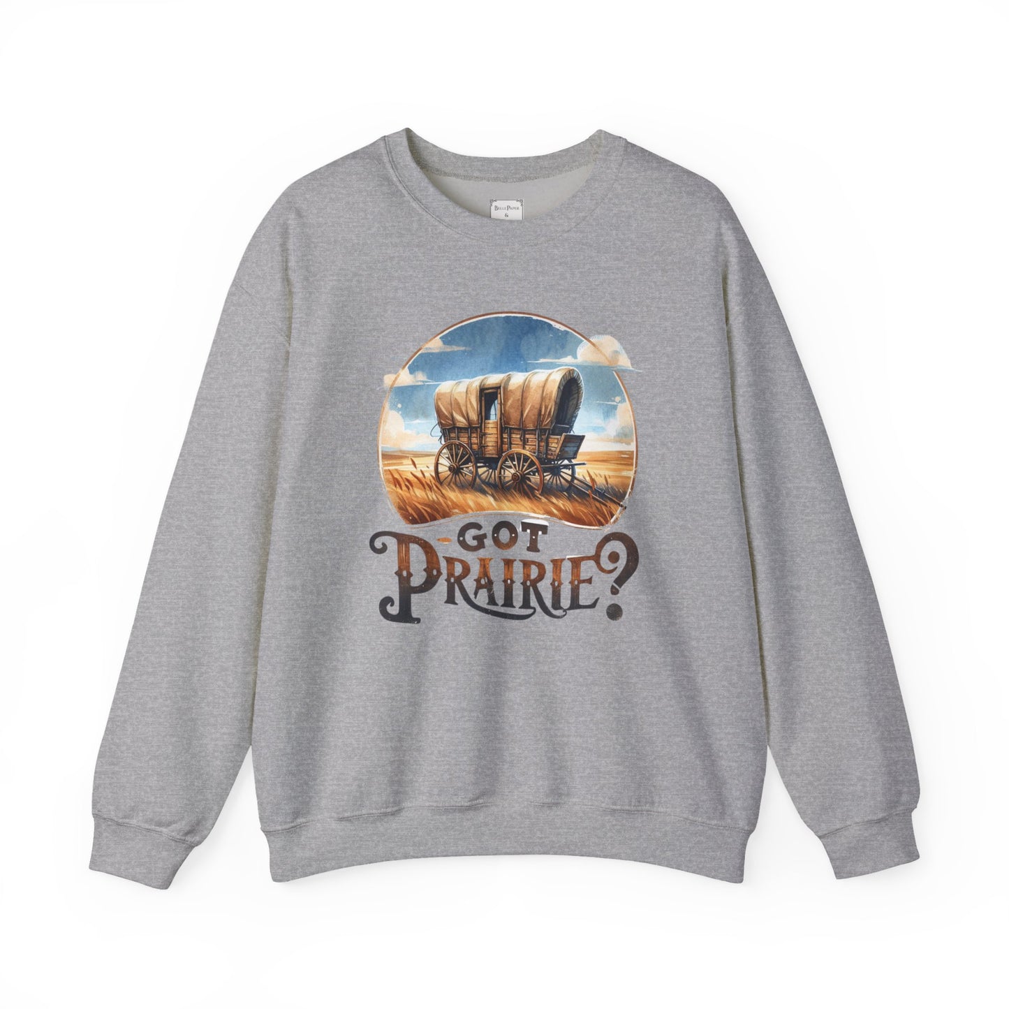 Got Prairie Vibes Crewneck Sweatshirt - Cozy Casual Wear, Apparel for Prairie Lovers, Ideal for Gift & Walnut Grove, Laura Ingalls Wilder