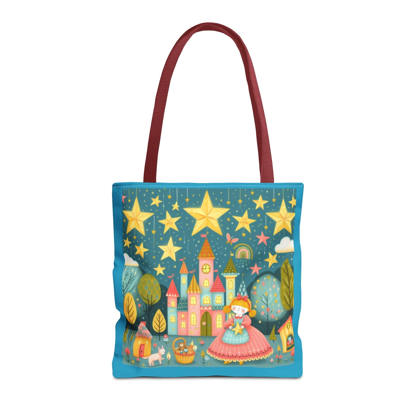 Twinkle Twinkle Little Star, Nursery Rhyme, Fairy Tale, Tote Bag, Book Bag, Library Bag, Gift