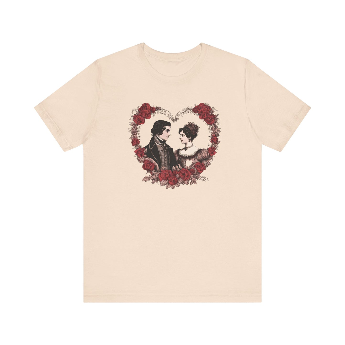 Jane Austin, Sense and Sensibility, Darcy, Valentine's Day, Unisex Jersey Short Sleeve Tee, Tshirt