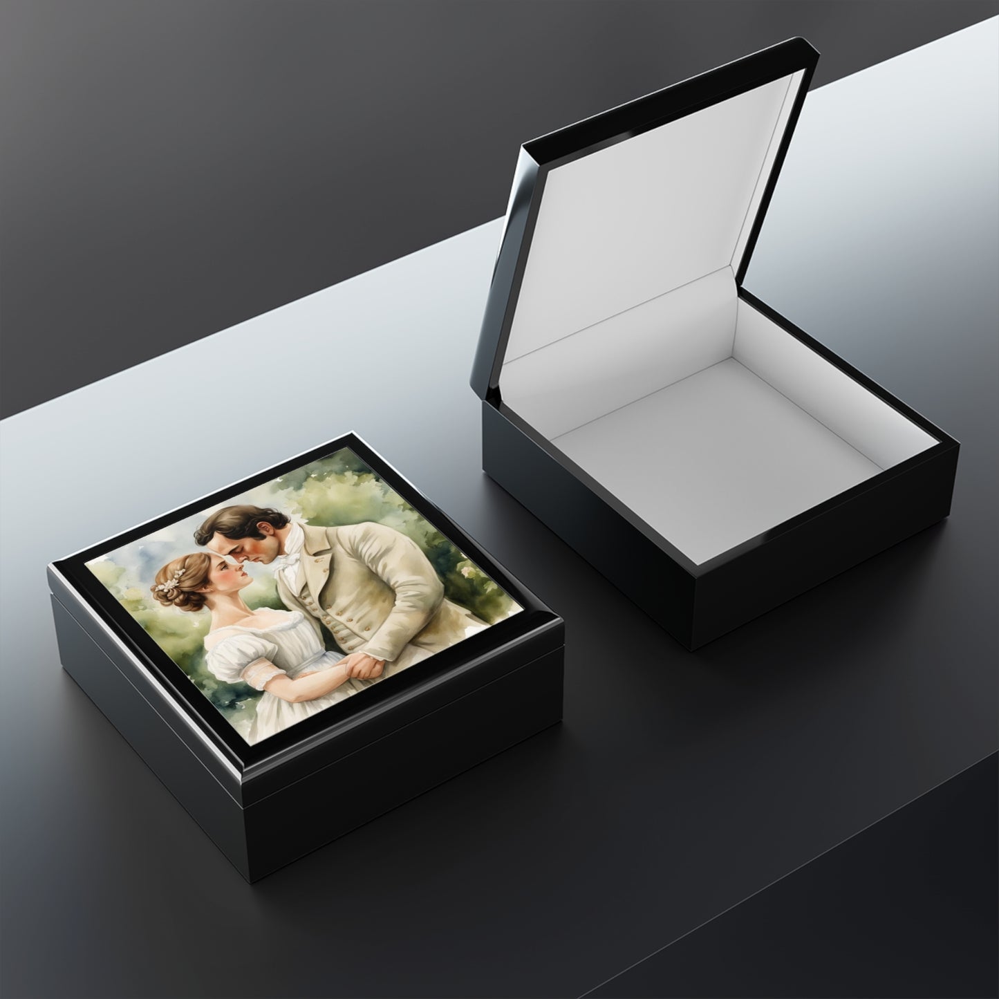 Jane Austen, Austenite, Emma, Mr. Knightly, Wedding, Regency, Book, Reader, Bookworm, Gift, Jewelry Box