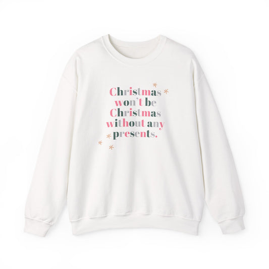 Little Women Louisa May Alcott Quote Crewneck Sweatshirt, Christmas Gift Shirt Present Holiday Apparel
