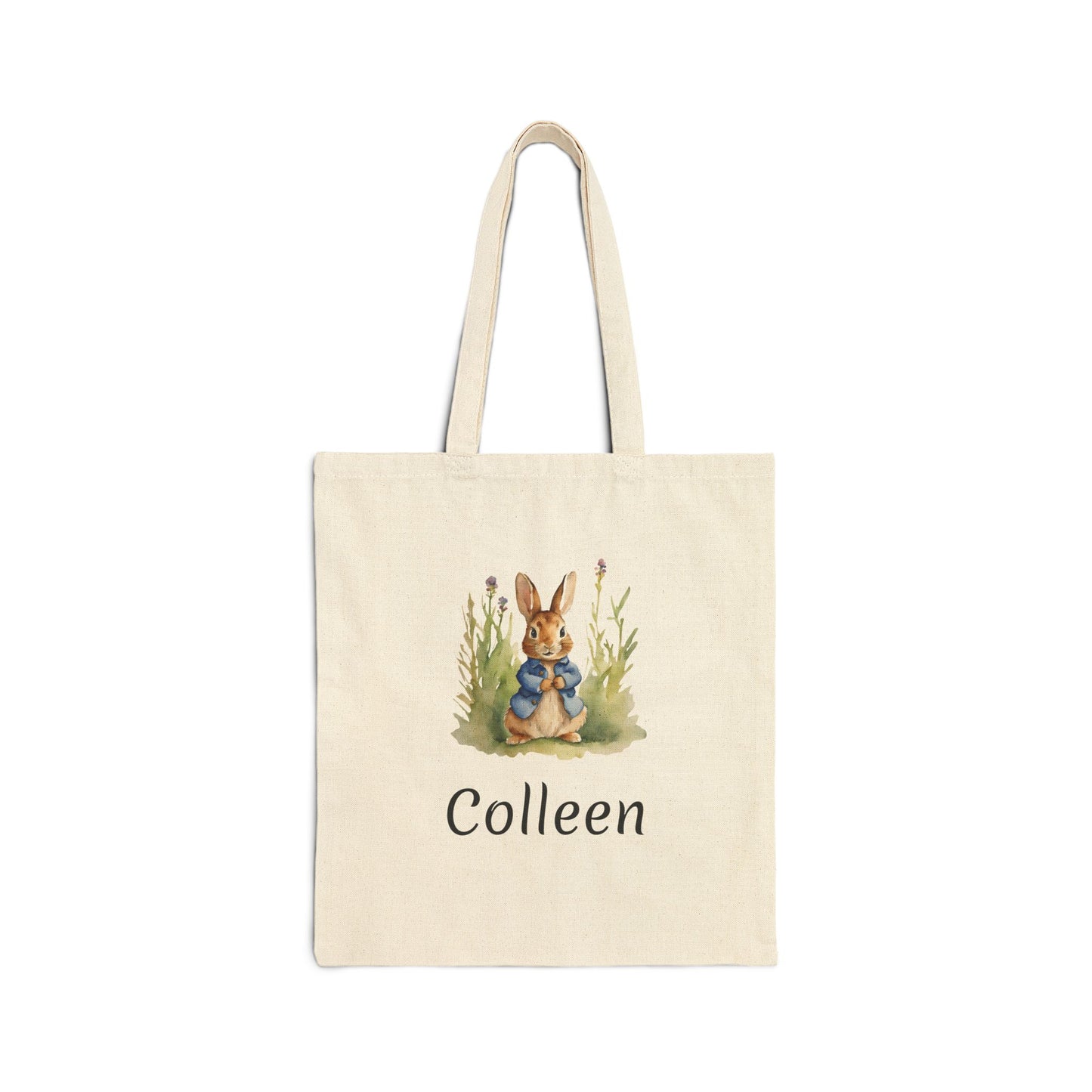 Custom, Easter, Peter Rabbit, Beatrix Potter, Gift, Cotton, Canvas, Tote Bag, Library
