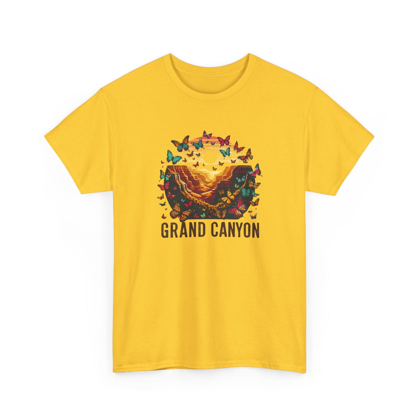Grand Canyon Butterfly Unisex Tee, National Park Shirt Summer Gift Cotton T-Shirt, Southwest Nature Lover Top, Outdoor Adventure Hiking Tee,