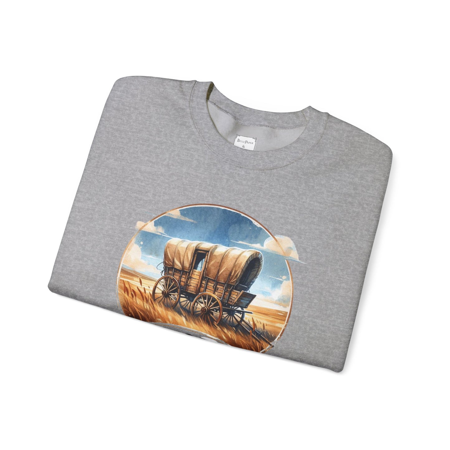 Got Prairie Vibes Crewneck Sweatshirt - Cozy Casual Wear, Apparel for Prairie Lovers, Ideal for Gift & Walnut Grove, Laura Ingalls Wilder