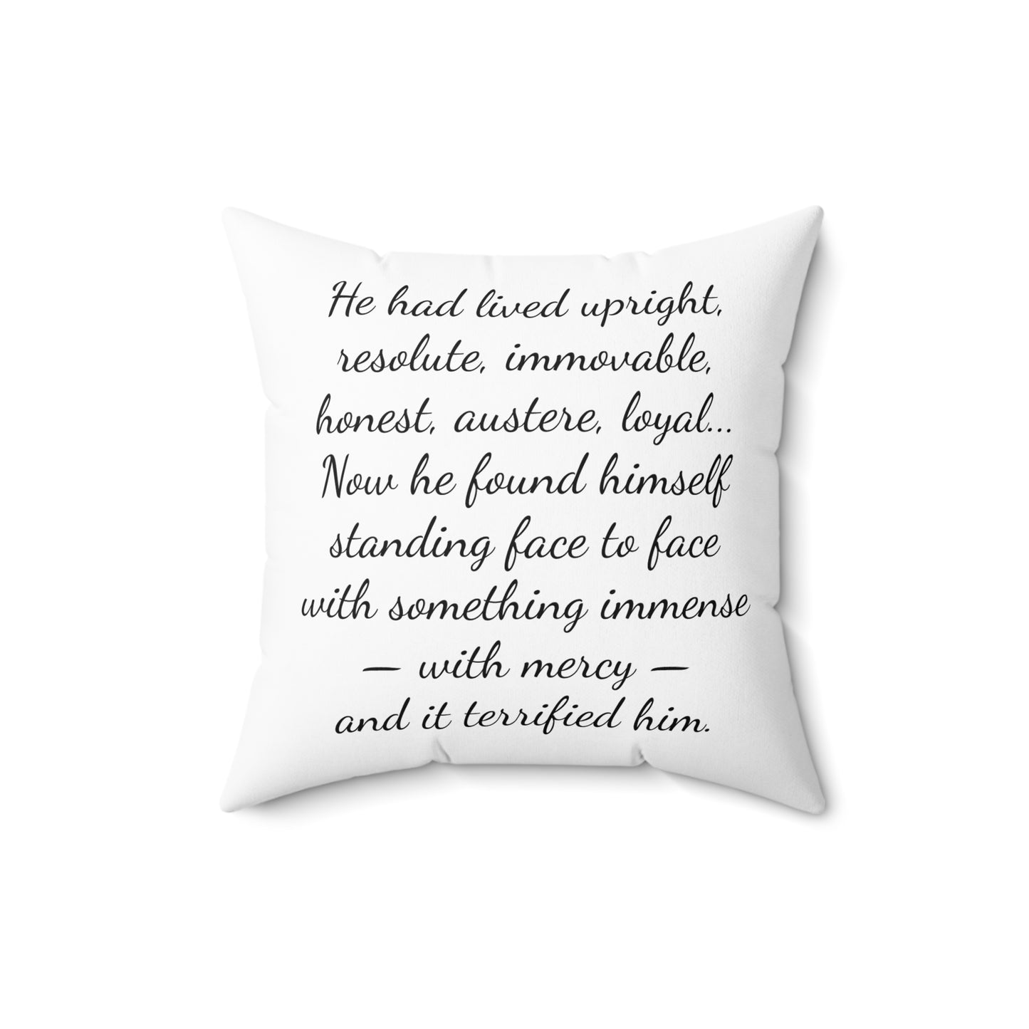 Les Miserables Pillow, Literary Victor Hugo Cushion, Jean Valjean, Javer, Book Nook, Library Decor - Spun Polyester Square Pillow, Home