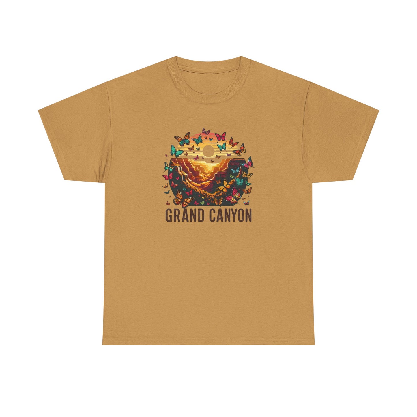 Grand Canyon Butterfly Unisex Tee, National Park Shirt Summer Gift Cotton T-Shirt, Southwest Nature Lover Top, Outdoor Adventure Hiking Tee,