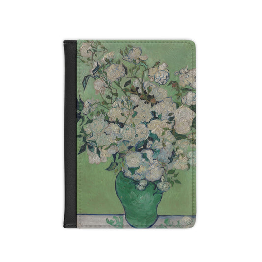 Vincent Van Goh, Roses,  Impressionist, Passport Cover