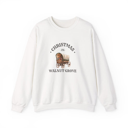 Walnut Grove Christmas Laura Ingalls Wilder Shirt Holiday Gift Sweatshirt  Crewneck, Winter Top, Cozy Jumper, Festive Apparel,