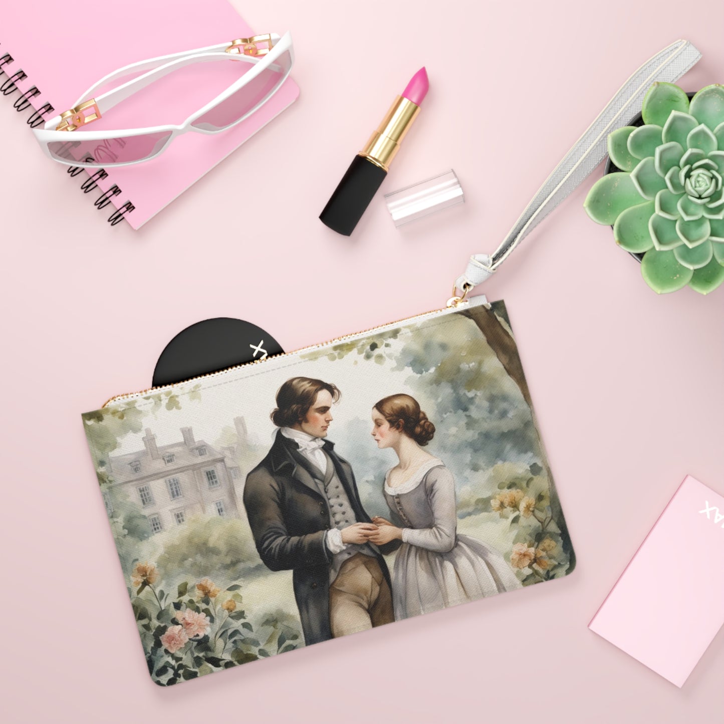 Jane Eyre, Edward Rochester, Charlotte Bronte, Pencil Bag, Stationery,  Bookworm, Gift, Victorian, Clutch Bag