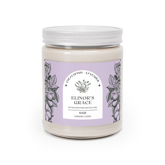 Regency, Jane Austen, Austenite, Candle, Elinor, Dashwood, Sense and Sensibility, Gift, Shower, Birthday, Scented Soy Candle, 9oz