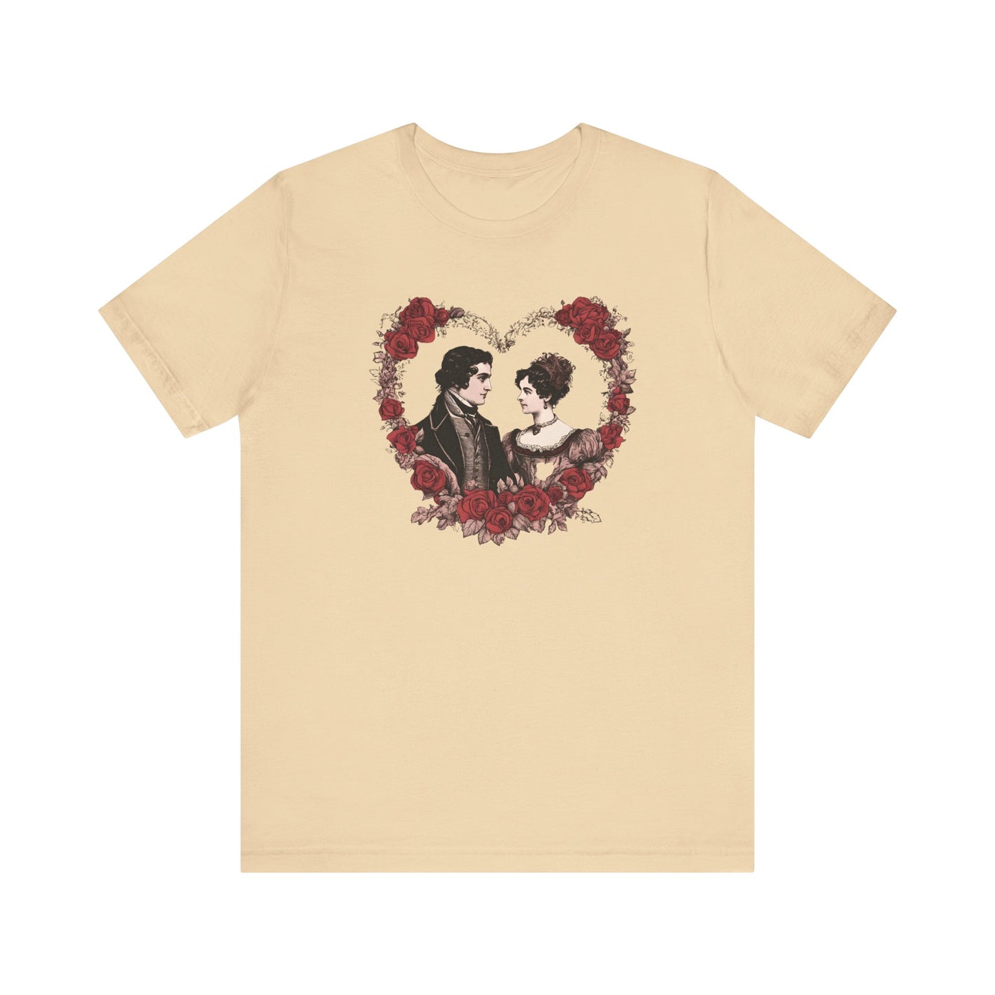 Jane Austin, Sense and Sensibility, Darcy, Valentine's Day, Unisex Jersey Short Sleeve Tee, Tshirt