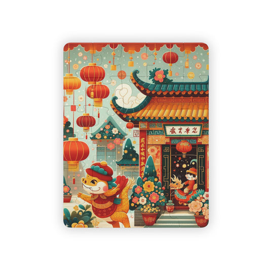 Chinese New Year, Lunar New Year, Lantern Festival, Gift, Asian Gift, Educational Game, Kids' Puzzle, 30-Piece