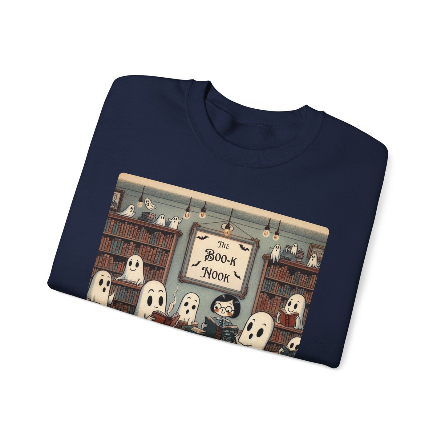Ghost Readers Crewneck Sweatshirt, Cozy Halloween, Book Lover Apparel, Sweatshirt for Fall, Librarian Shirt, Autumn Teacher Gift, Fall