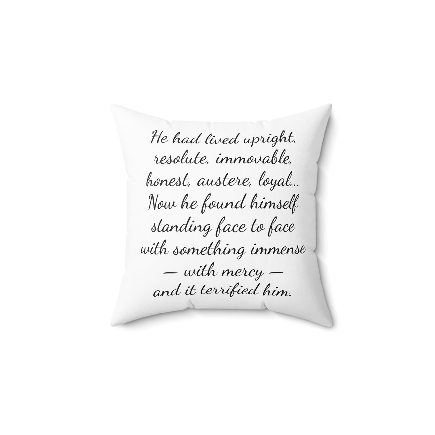 Les Miserables Pillow, Literary Victor Hugo Cushion, Jean Valjean, Javer, Book Nook, Library Decor - Spun Polyester Square Pillow, Home