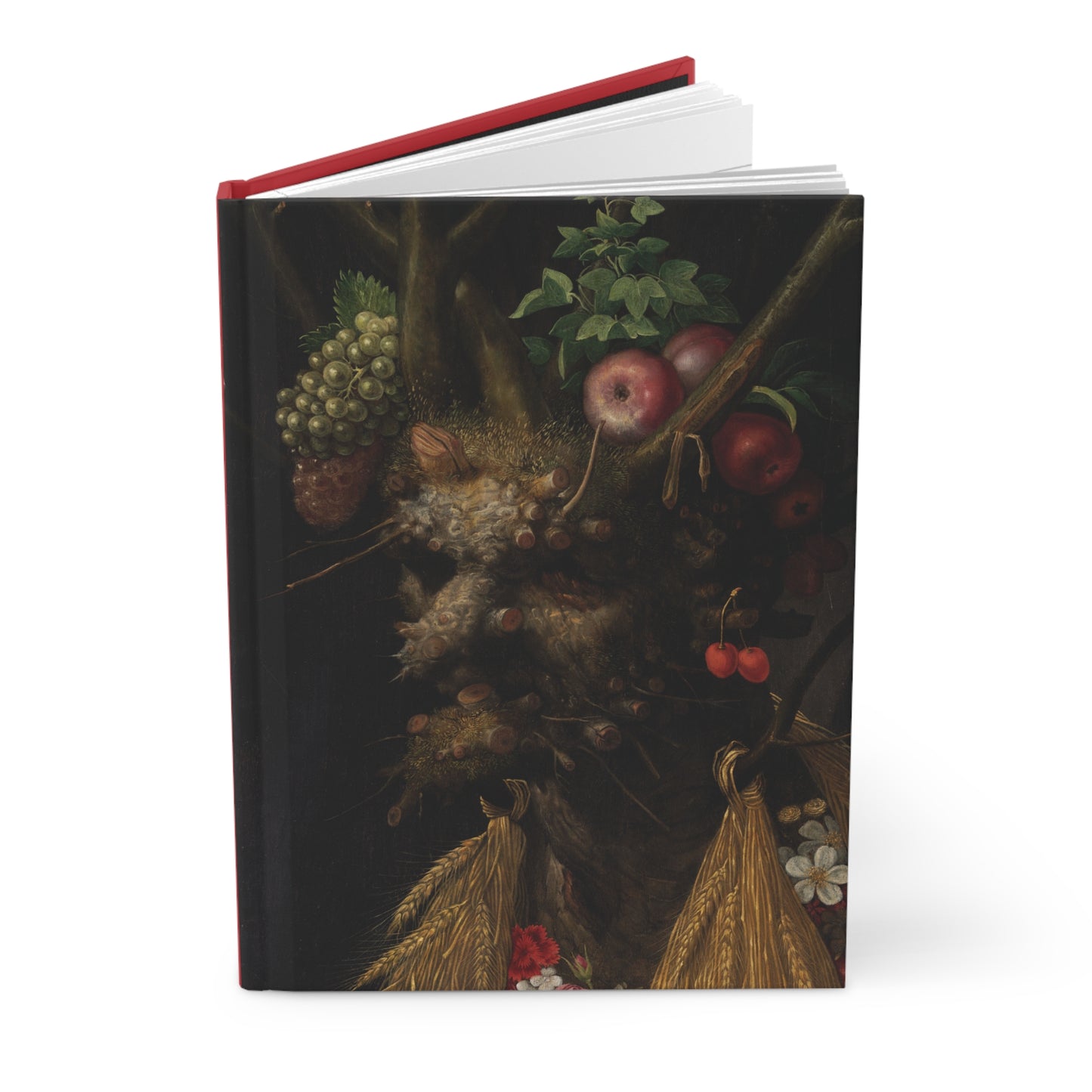 Gothic, Renaissance,  Giuseppe Arcimboldo, Four Seasons in One Head, Grotesque, Hardcover Journal Matte