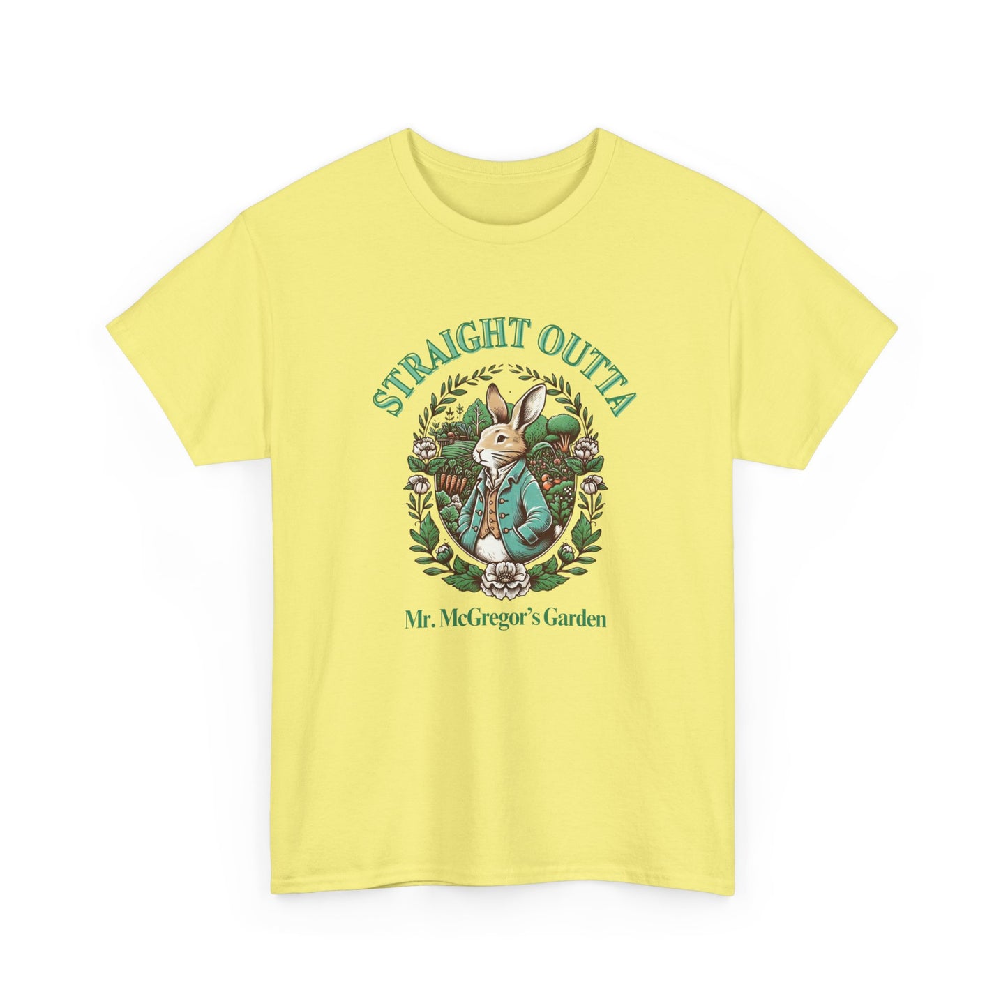 Peter Rabbit Vintage Style Unisex Cotton Tee - Beatrix Potter Apparel Gift, T-Shirt, Bunny Lover Shirt, Classic Character Top, Retro Graphic