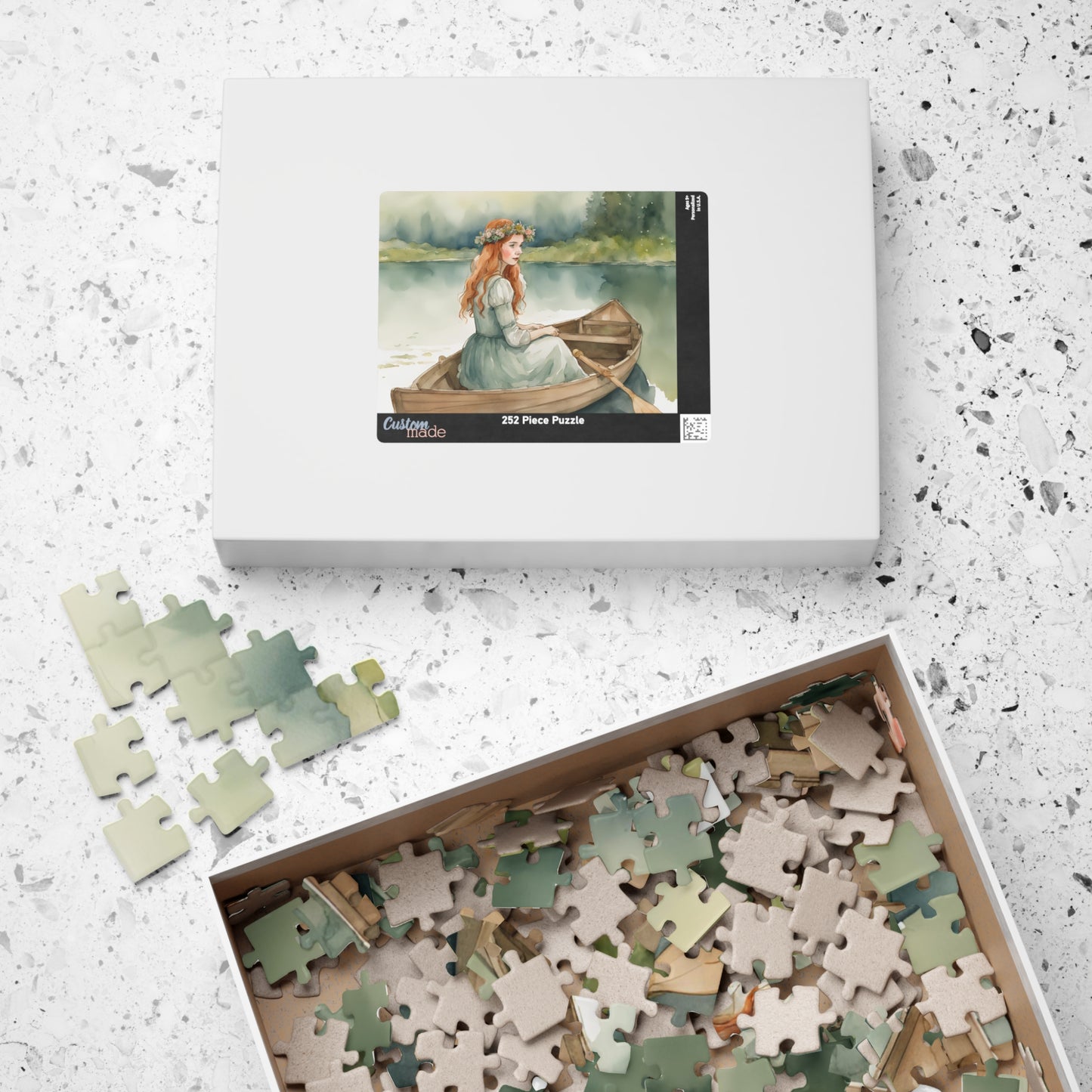 Puzzle Game - Anne of Green Gables - Lucy Maud Montgomery - Gift - 110, 252 piece, Lady of Shalott, Mindfulness Activity, Jigsaw, Brain