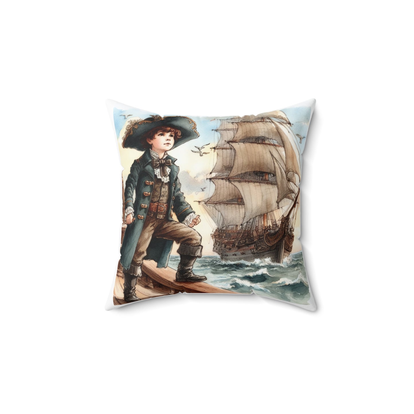 Spun Polyester Square Pillow