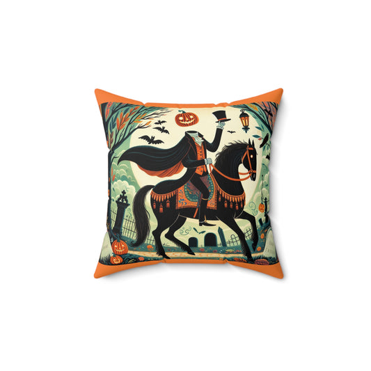 Sleepy Hallow, Headless Horseman, Halloween, Square Pillow, Book Nook, Library, Story time, Classroom