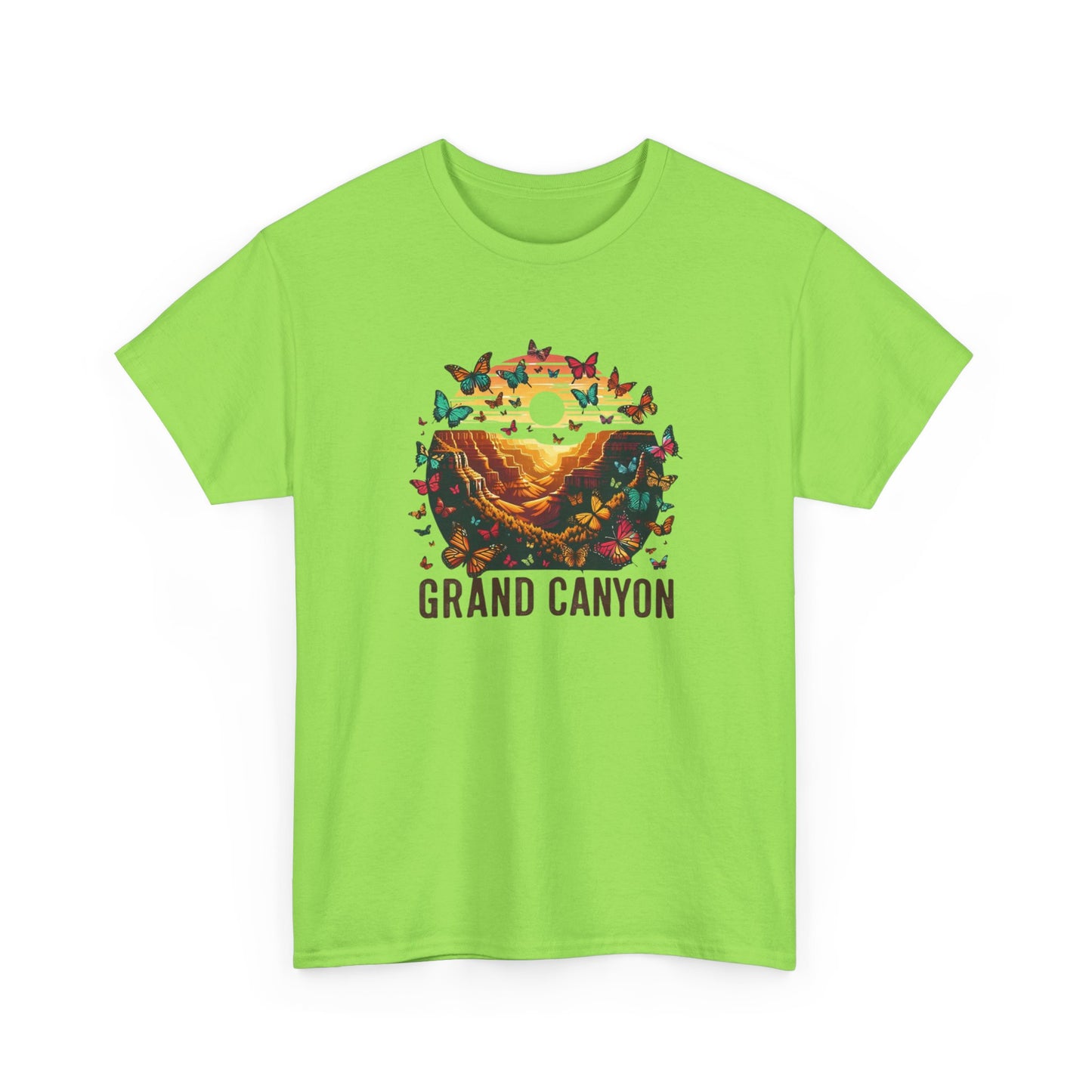 Grand Canyon Butterfly Unisex Tee, National Park Shirt Summer Gift Cotton T-Shirt, Southwest Nature Lover Top, Outdoor Adventure Hiking Tee,