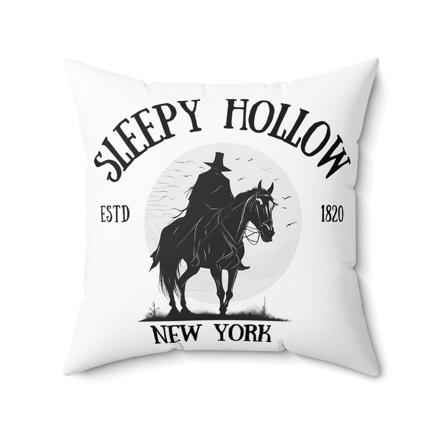 Sleepy Hollow, Headless Horseman, Halloween, Square Pillow, Book Nook, Library, Story time, Classroom, Literary Pillow