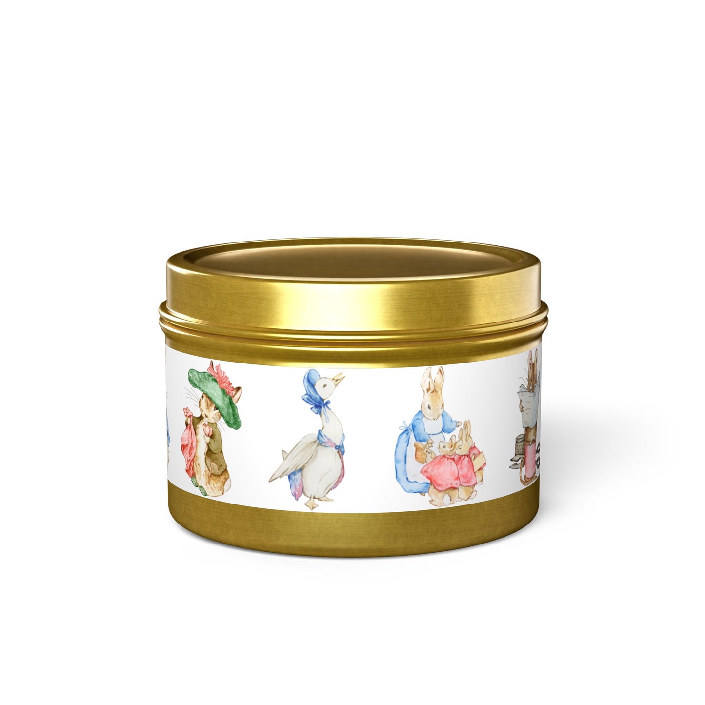 Peter Rabbit, Beatrix Potter, Gift, Mini, Gift, Tin Candles, Shower, Baby Birthday, Five Scent Choices