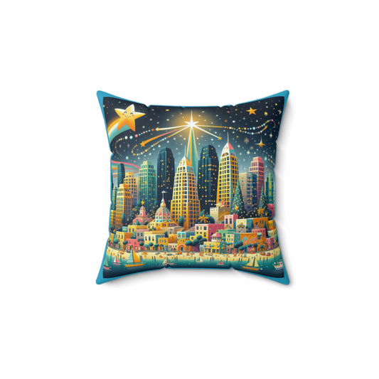Spun Polyester Square Pillow